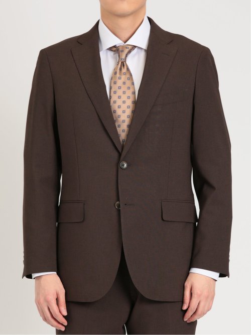 ウールライク ストレッチ スリムフィット 2ボタンジャケット(セットアップ可能)