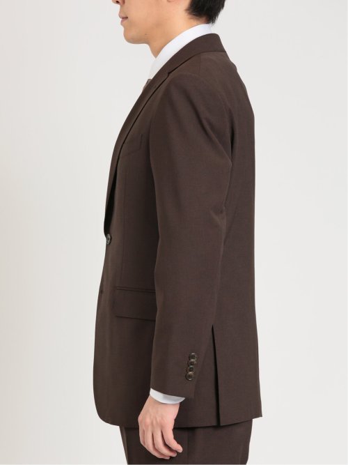 ウールライク ストレッチ スリムフィット 2ボタンジャケット(セットアップ可能)