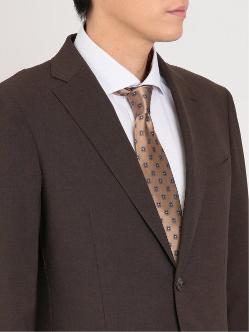 ウールライク ストレッチ スリムフィット 2ボタンジャケット(セットアップ可能)