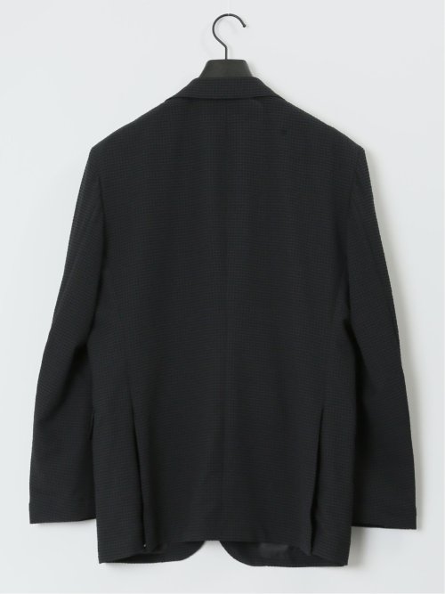 ドットエア レギュラーフィット 2ボタンジャケット 黒(セットアップ可能)