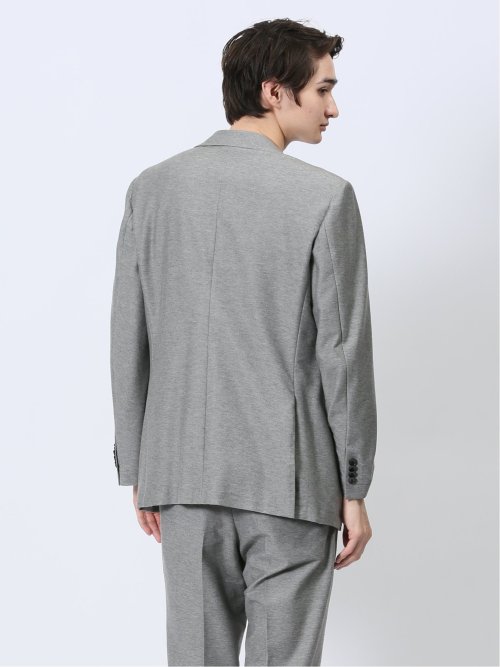 ストレッチ レギュラーフィット 2ボタンジャケット カルゼ(セットアップ可能)