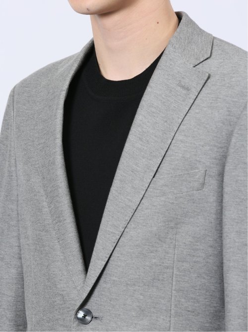 ストレッチ レギュラーフィット 2ボタンジャケット カルゼ(セットアップ可能)