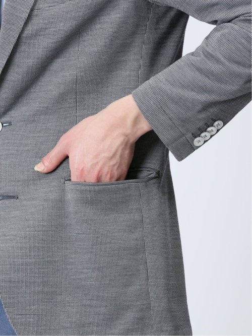 Super100'S ウール混 レギュラーフィット 2ボタンジャケット グレー