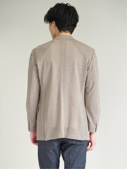 Super100'S ウール混 レギュラーフィット 2ボタンジャケット グレー