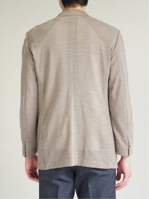 Super100'S ウール混 レギュラーフィット 2ボタンジャケット グレー