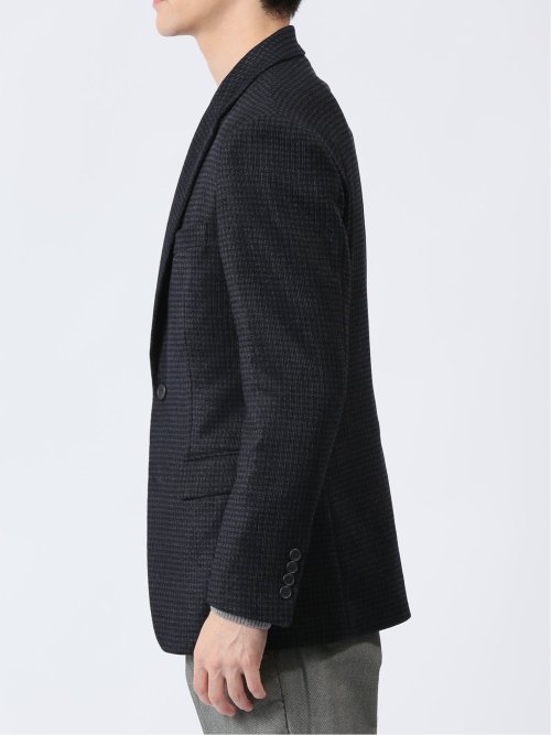 モーデュロイ レギュラーフィット 2ボタンジャケット ギンガム紺