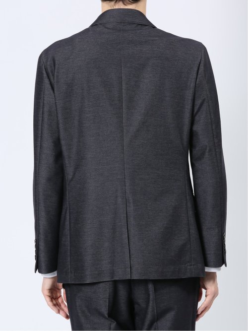 インディゴニット スリムフィット 2ボタンジャケット 紺(セットアップ可能)