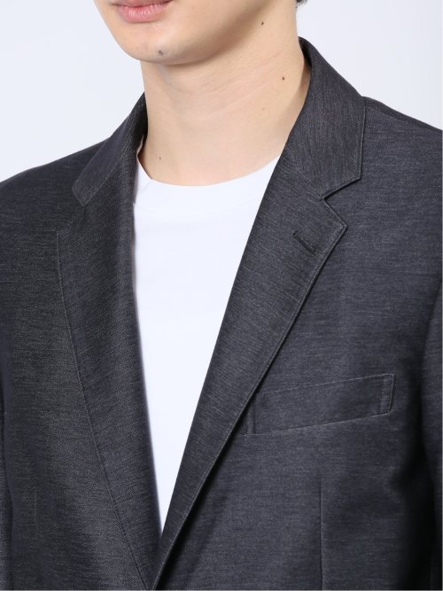 インディゴニット スリムフィット 2ボタンジャケット 紺(セットアップ可能)