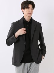 WEB限定 ジャケット メンズ ビジネス 軽量 ストレッチ ウォッシャブル 2ボタン テーラード ソロテックス