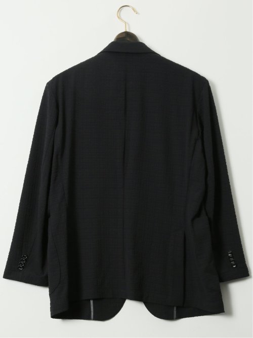 【大きいサイズ】ジーステージ/G-stage ブロックサッカー 2ボタン ジャケット(セットアップ可能)