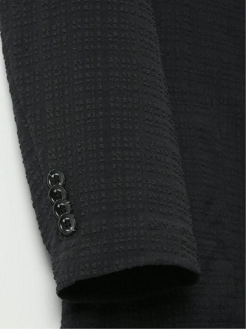 【大きいサイズ】ジーステージ/G-stage ブロックサッカー 2ボタン ジャケット(セットアップ可能)