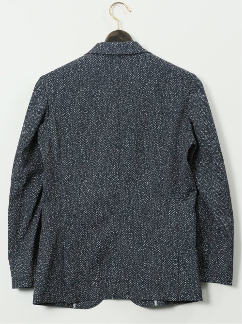 【大きいサイズ】ジーステージ/G-stage エアーウィンドウ 2ボタンジャケット(セットアップ可能)