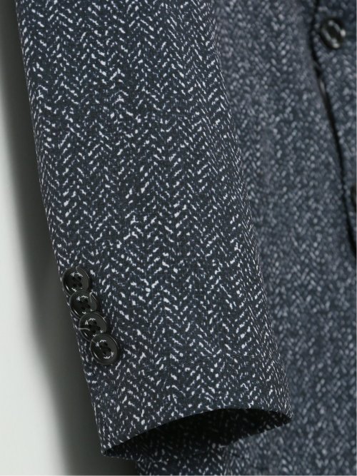 【大きいサイズ】ジーステージ/G-stage エアーウィンドウ 2ボタンジャケット(セットアップ可能)