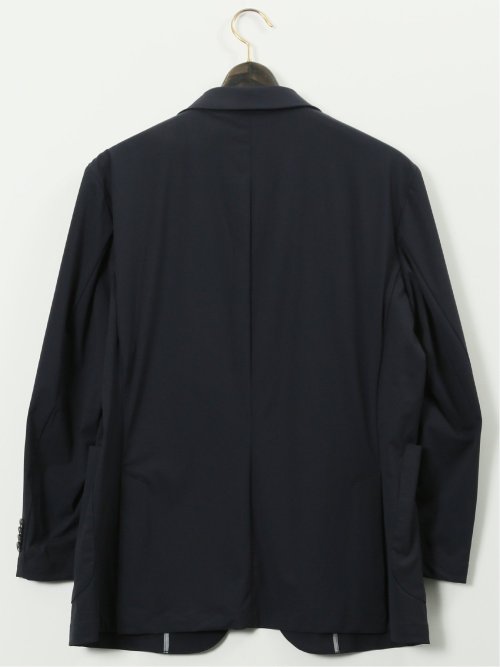 【大きいサイズ】ジーステージ/G-stage 接触冷感 ストレッチ ウォッシャブル ナイロン混 2ボタンジャケット(セットアップ可能)