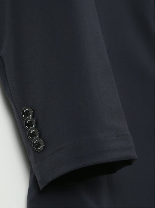 【大きいサイズ】ジーステージ/G-stage 接触冷感 ストレッチ ウォッシャブル ナイロン混 2ボタンジャケット(セットアップ可能)