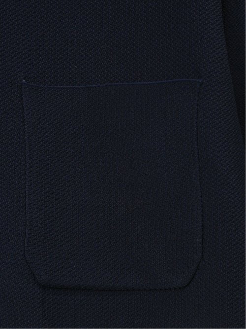 【大きいサイズ】ジーステージ/G-stage ストレッチ ウォッシャブル リンクス柄ニット 2ボタンジャケット(セットアップ可能)