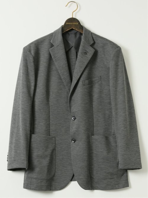 【大きいサイズ】ジーステージ/G-stage キャリーマン ストレッチ ウォッシャブル 2ボタンジャケット