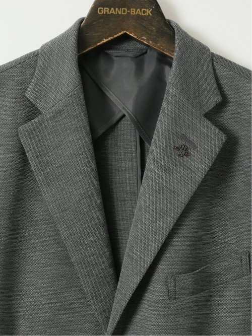 【大きいサイズ】ジーステージ/G-stage キャリーマン ストレッチ ウォッシャブル 2ボタンジャケット