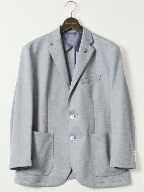 【大きいサイズ】ジーステージ/G-stage キャリーマン ストレッチ ウォッシャブル 2ボタンジャケット