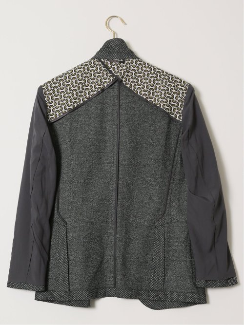 【大きいサイズ】ジーステージ/G-stage ウール混ジャージ 2ボタンジャケット(セットアップ可能)