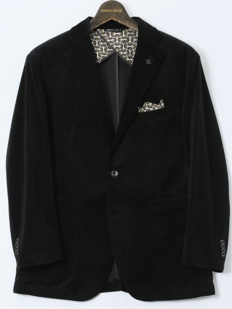 【大きいサイズ】ジーステージ/G-stage ストレッチコール 2ボタンジャケット(セットアップ可能)