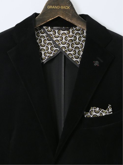 【大きいサイズ】ジーステージ/G-stage ストレッチコール 2ボタンジャケット(セットアップ可能)