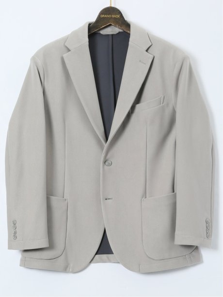 【大きいサイズ】ジーステージ/G-stage ストレッチコール 2ボタンジャケット(セットアップ可能)