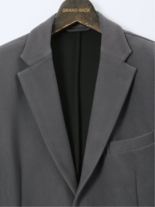 【大きいサイズ】ジーステージ/G-stage ストレッチコール 2ボタンジャケット(セットアップ可能)