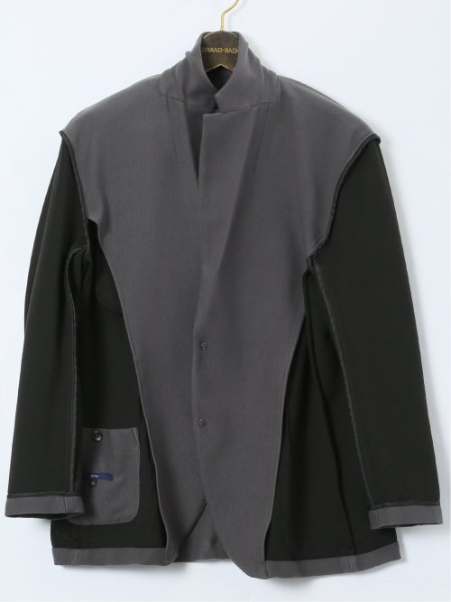 【大きいサイズ】ジーステージ/G-stage ストレッチコール 2ボタンジャケット(セットアップ可能)