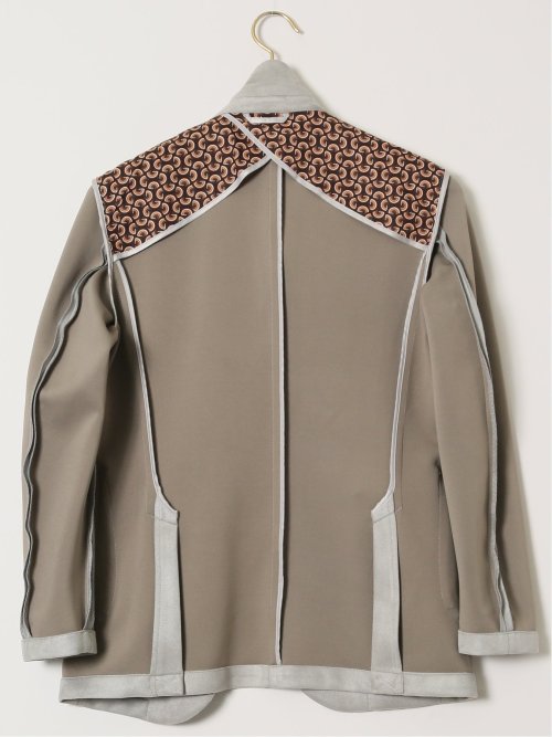 【大きいサイズ】ジーステージ/G-stage ストレッチ 起毛 2ボタンジャケット