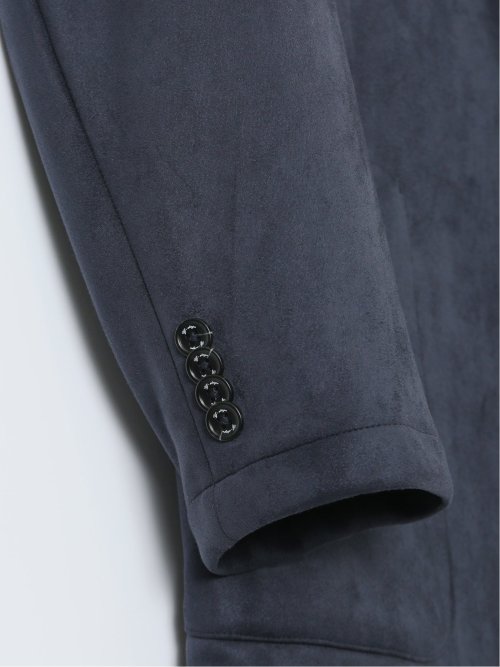 【大きいサイズ】ジーステージ/G-stage ストレッチ 起毛 2ボタンジャケット