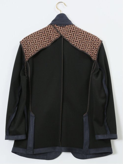 【大きいサイズ】ジーステージ/G-stage ストレッチ 起毛 2ボタンジャケット