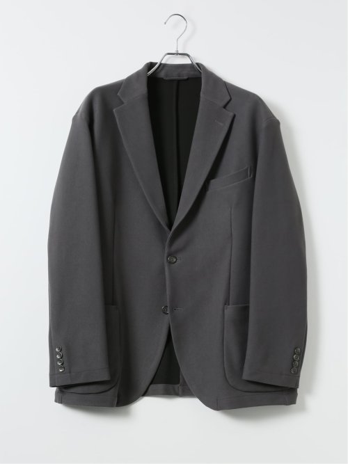 【大きいサイズ】ジーステージ ジャケット メンズ ビジネス セットアップ可能 ストレッチ ウォッシャブル 2ボタン テーラード ボンディング