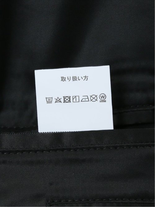 クロスストレッチ スリムフィット 2ボタンジャケット デニム風黒(セットアップ可能)