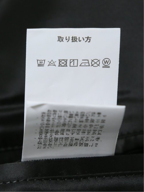 クロスストレッチ スリムフィット 2ボタンジャケット デニム風黒(セットアップ可能)