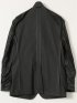 クロスストレッチ スリムフィット 2ボタンジャケット 黒(セットアップ可能)