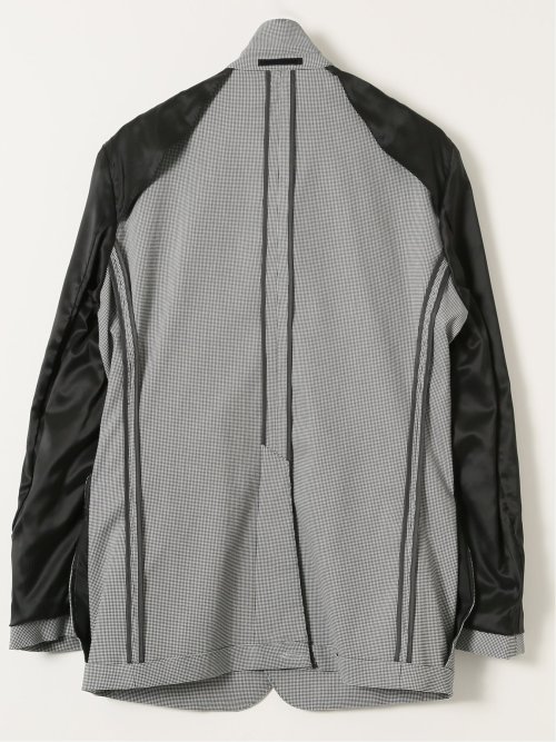 クロスストレッチ スリムフィット 2ボタンジャケット 千鳥(セットアップ可能)