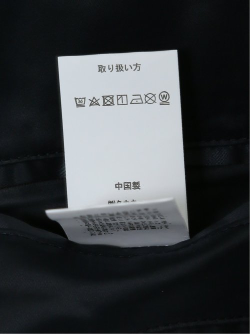 クロスストレッチ スリムフィット 2ボタンジャケット ヘリンボン紺(セットアップ可能)
