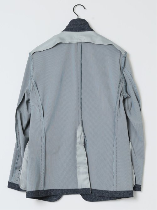 TechCool スリムフィット 2ボタンジャケット 紺(セットアップ可能)