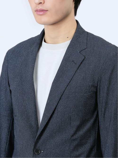 TechCool スリムフィット 2ボタンジャケット 紺(セットアップ可能)