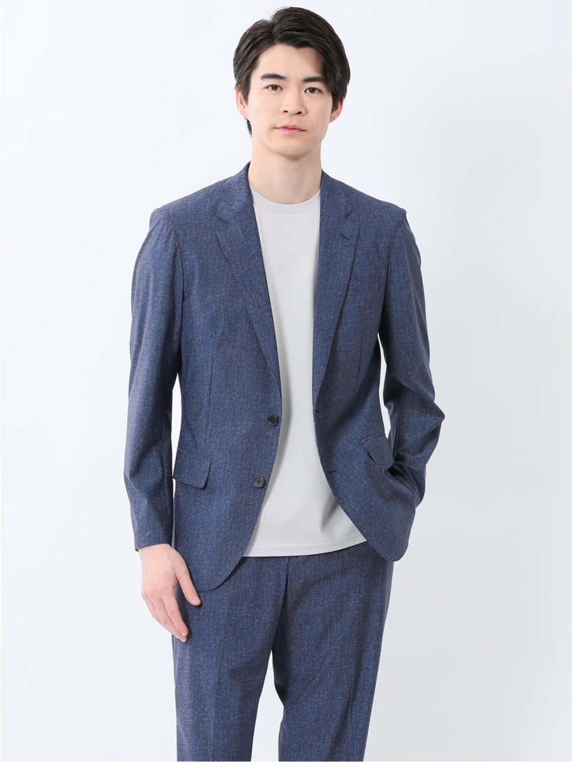極美品】KAIKO セットアップスーツ ライトブルー （TechCool スリム