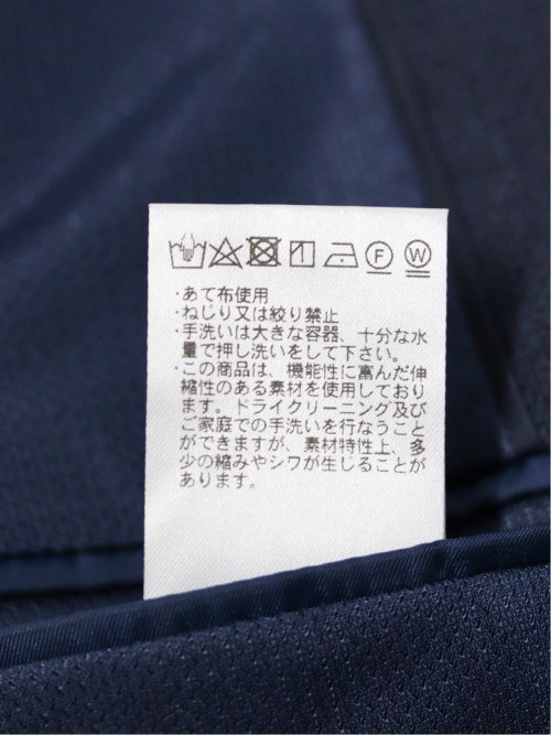 メッシュ レギュラーフィット 2ボタンブレザー 青