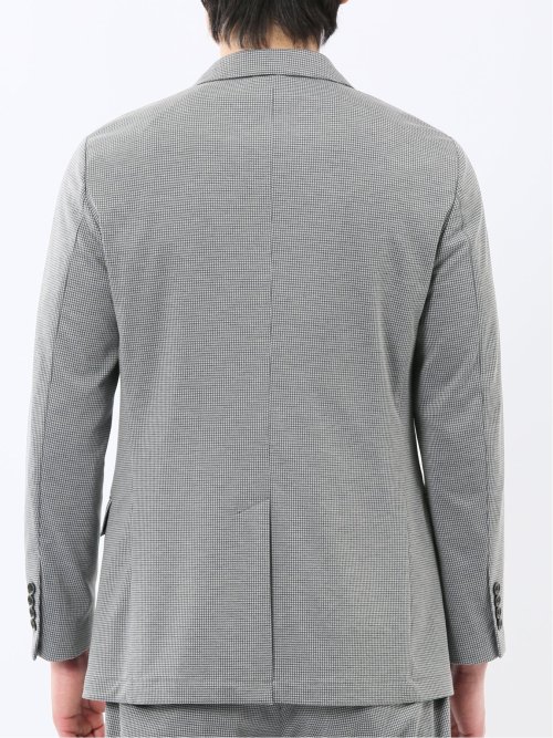 ストレッチポンチ スリムフィット 2ボタンジャケット ライトグレー(セットアップ可能)