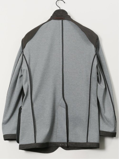 TechMove スリムフィット 2ボタンジャケット カルゼ茶(セットアップ可能)