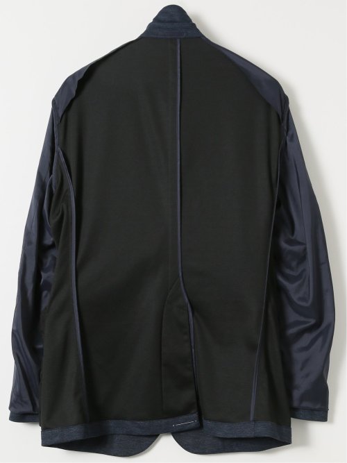 ストレッチポンチ スリムフィット 2ボタンジャケット 紺(セットアップ可能)