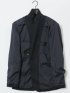 ストレッチポンチ スリムフィット 2ボタンジャケット カルゼ紺