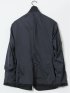 ストレッチポンチ スリムフィット 2ボタンジャケット カルゼ紺