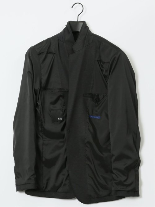 ストレッチポンチ スリムフィット 2ボタンジャケット カルゼグレー