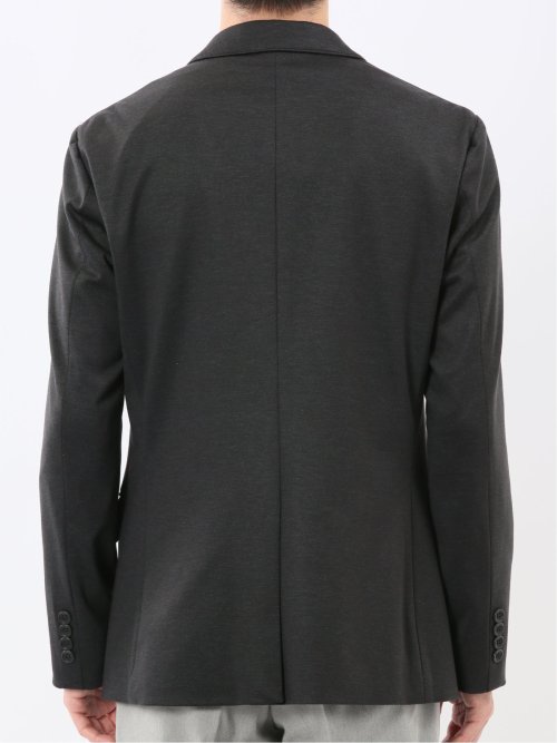 ストレッチポンチ スリムフィット 2ボタンジャケット カルゼグレー