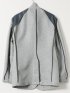 TechLinen スリムフィット 2ボタン ジャケット ライトグレー(セットアップ可能)